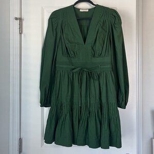 Ulla Johnson Rosalind Dress in Juniper, Size 6 Excellent Condition